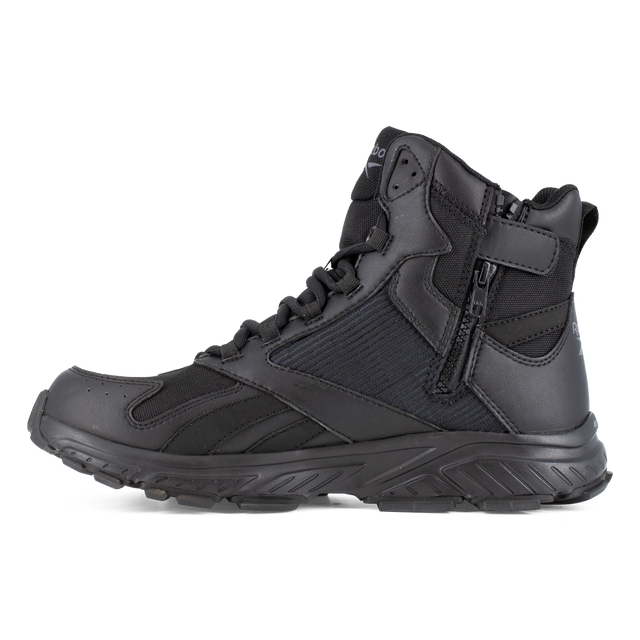 Reebok Men's 6" Trail Running Tactical Boot Black RB6650 – Left Side View