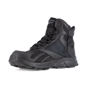 Reebok Men's 6" Trail Running Tactical Boot Black RB6650 – 3/4 Left Front View
