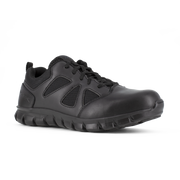 Reebok Men's Sublite Cushion Tactical Shoe Black RB8105 – 3/4 Right Front View