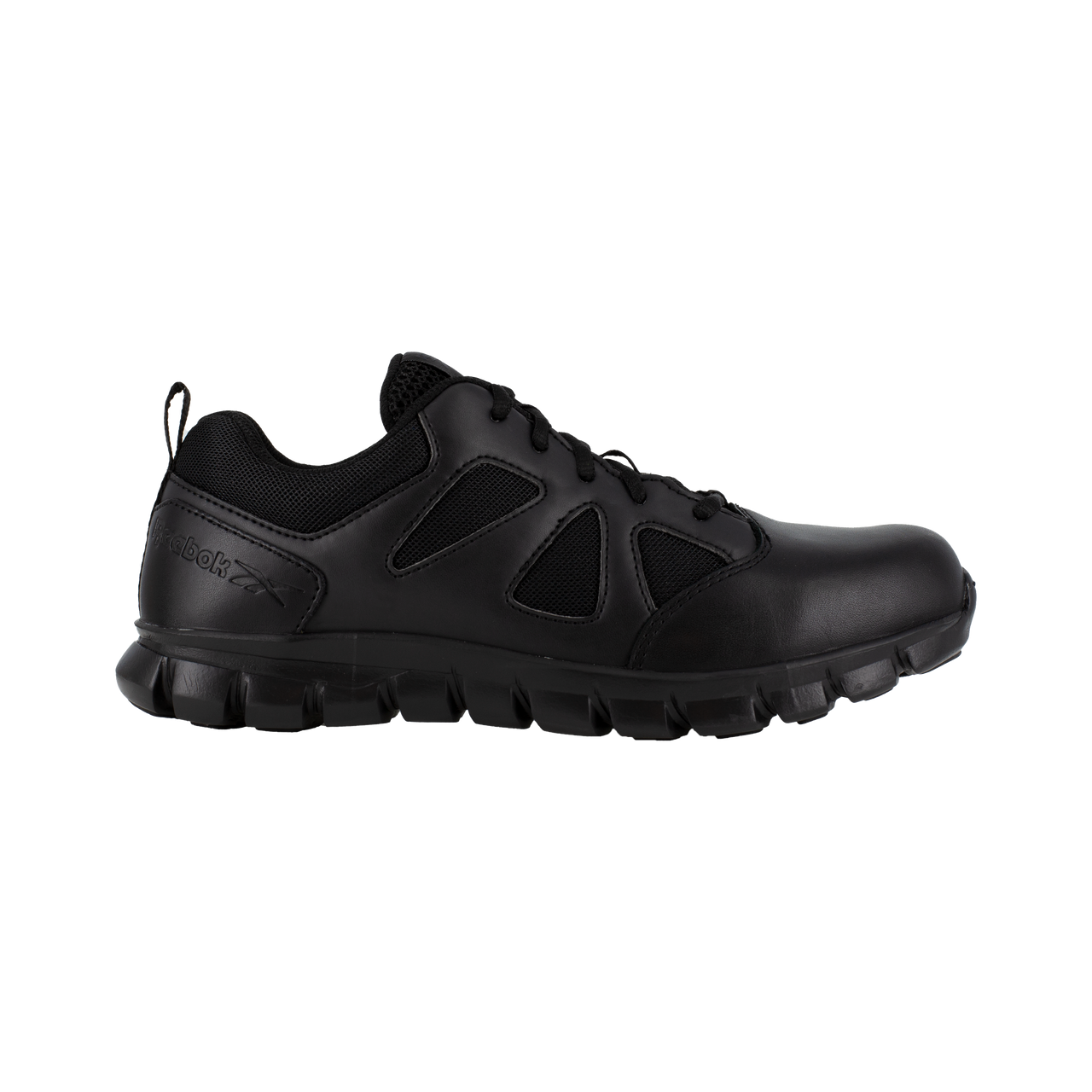 Reebok Men's Sublite Cushion Tactical Shoe Black RB8105 – Right Side View