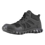 Reebok Men's Sublite Cushion Tactical Mid-Cut Black RB8405 – 3/4 Left Front View