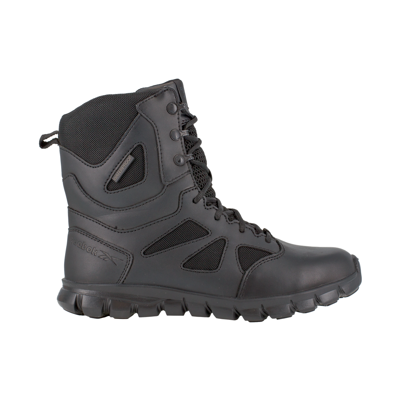 Reebok Men's 8" Sublite Cushion Tactical Waterproof Boot RB8806 – Right Side View