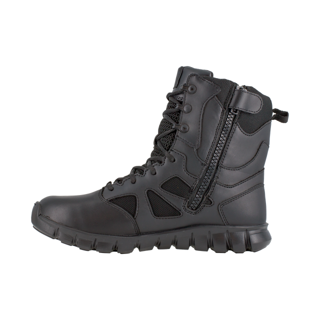 Reebok Men's 8" Sublite Cushion Tactical Waterproof Boot RB8806 – Left Side View