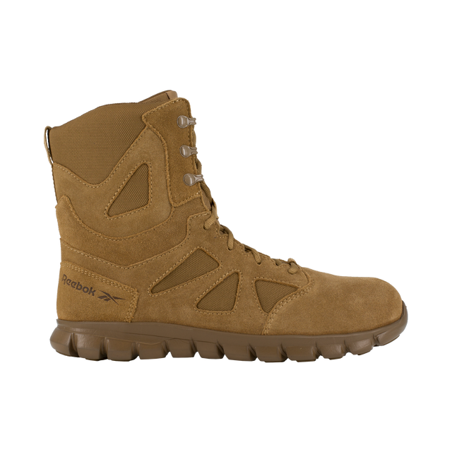 Reebok Men's 8" Sublite Cushion Tactical Boot Coyote RB8809 – Right Side View