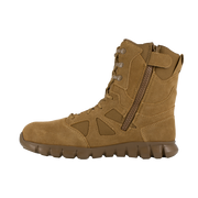 Reebok Men's 8" Sublite Cushion Tactical Boot Coyote RB8809 – Left Side View