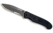 Columbia River Knife & Tool Ignitor T 3.38" Combo Black - Columbia River Knife & Tool