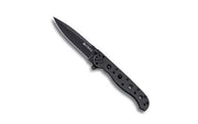 Columbia River Knife & Tool M16 Stainless Spear Pnt Black Plain - Columbia River Knife & Tool