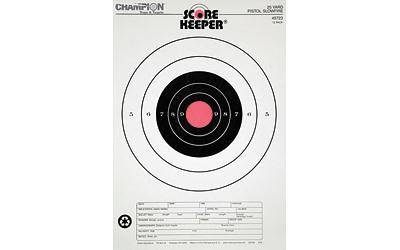25yd Target Champion 25yd Pstl Slowfire Trgt 12p