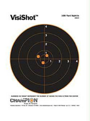 Champion Visicolor 8" Bullseye 10pk - Champion Traps & Targets