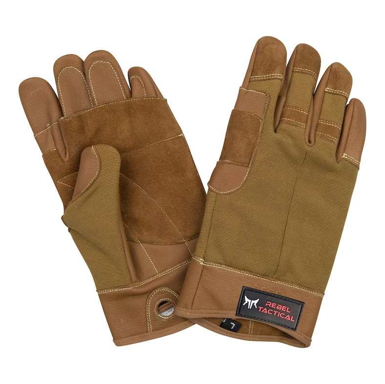 Rebel Tactical Rappel Gloves Security Pro USA