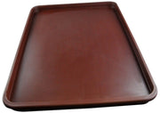 Cortech Rock tray lid in brown for jail meal delivery