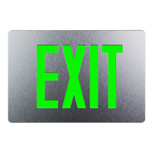 Shat-R-Shield Ironclad RZ slim LED exit sign