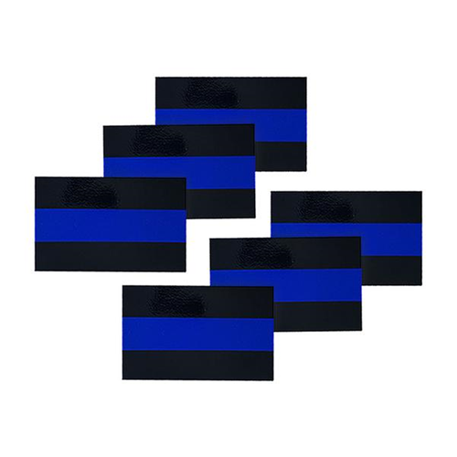 Reflective Thin Blue Line License Plate Tag Support LEO Police - Foto 10
