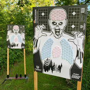 Threat Down Bleeding Zombie Shooting Targets - Triumph Systems
