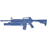 Blueguns FSM4RM203 - M4 Open Stock, Fwd Rail, M203 Grenade Launcher Training Replica - Blueguns