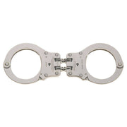 Peerless 801C Hinged Handcuff - Nickel Finish - Peerless