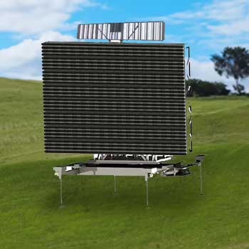 GETS Systems S800 air defense radar for government border security and critical infrastructure surveillance