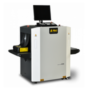 VMI Spectrum 5536 conveyor X-ray baggage inspection scanner, front three-quarter view