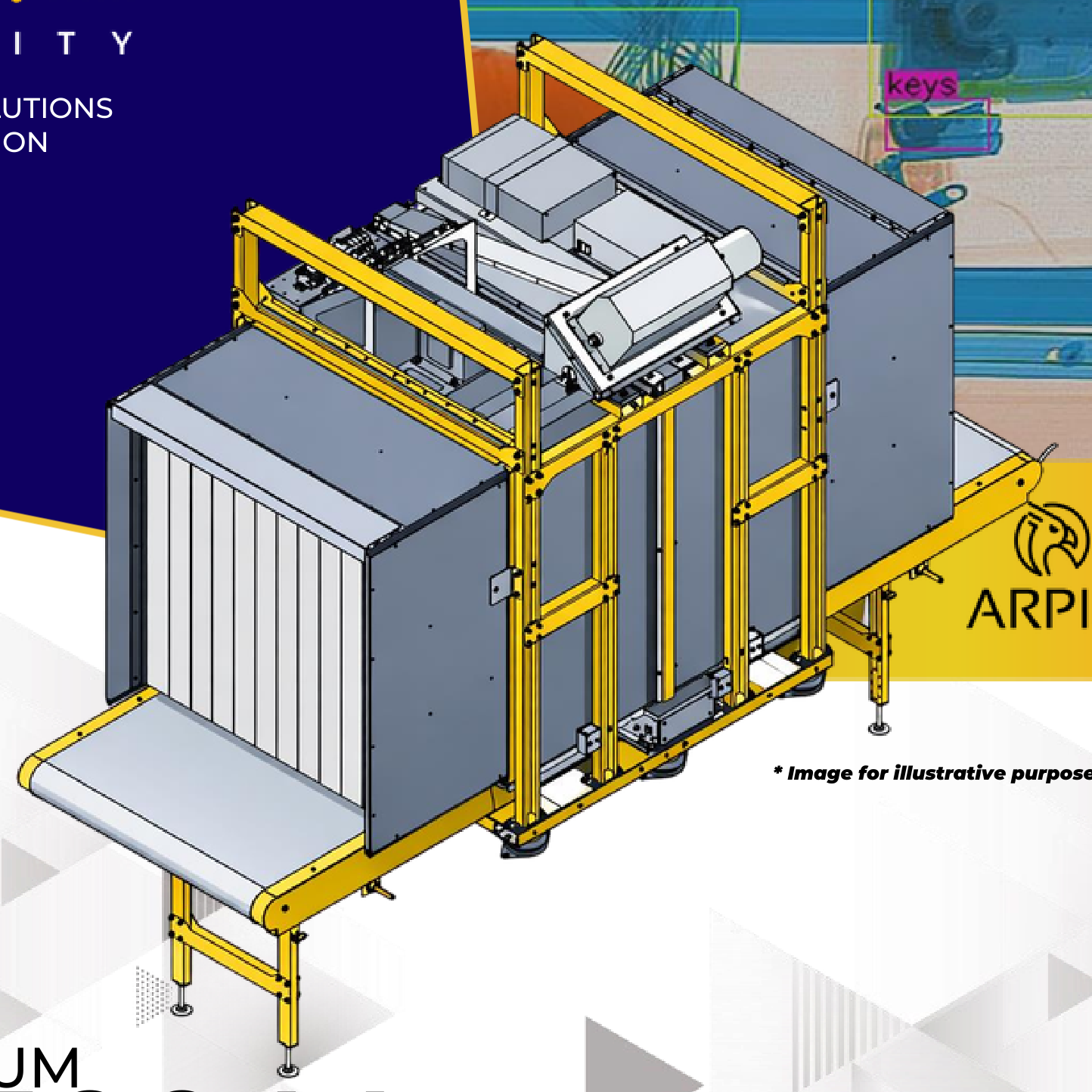 Spectrum 100100 M isometric view showing scanner module inside vehicle