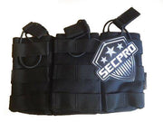 SecPro Triple QR Mag Pouch - Black - SecPro