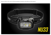 Nitecore NU33 700 Lumen LED Rechargeable Headlamp With Read Light - Nitecore nitecore nitecore flashlight nightcore flashlight nitecore mh12gts nitecore mt10a nitecore nu20 review nitecore lights google nitecore nitecore warranty nitcore rechargeable