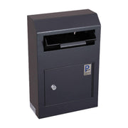 Protex WDS-150 black angled side view showing drop slot hood and lock