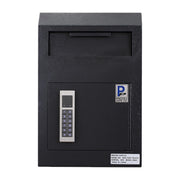 Protex WDS-150E II black front view with electronic keypad and closed door