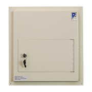 Protex WDS-311 beige collection side view with closed door and tubular lock