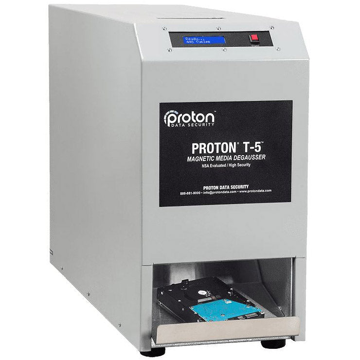 Proton T-5 NSA/CSS EPL-listed hard drive degausser