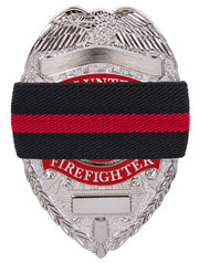 SecPro Thin Red Line Mourning Band - Rothco