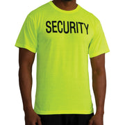 ROTHCo 2-Sided Security T-Shirt - Safety Green - Rothco