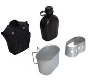 ROTHCo 4 Piece Canteen Kit With Cover, Aluminum Cup & Stove / Stand - Rothco