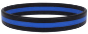 ROTHCo Silicone Thin Blue Line Bracelet - Rothco