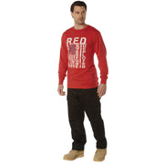 ROTHCo Long Sleeve R.E.D. (Remember Everyone Deployed) Athletic Fit  T-Shirt - Rothco