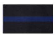 SecPro Thin Blue Line Flag - Security Pro USA