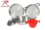 ROTHCo 5 Piece Stainless Steel Mess Kit - Rothco
