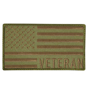 ROTHCo Veteran US Flag Patch - Coyote Brown - Rothco
