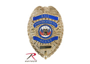 ROTHCo Deluxe Gold Bail Enforcement Agent Badge - Security Pro USA