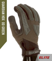 Guardian Gloves HDX ELITE - Level 5 Cut Resistant & Fluid Resistant - Security Pro USA - OD Green