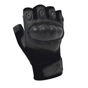 ROTHCo Fingerless Cut Resistant Carbon Hard Knuckle Gloves - Black - Security Pro USAtactical gloves mechanix tactical gloves best tactical gloves tactical leather gloves kevlar tactical gloves tactical gloves review tactical gloves near me tactical glove