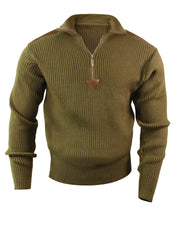 SecPro Quarter Zip Acrylic Commando Sweater - Rothco