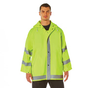 ROTHCo Safety Reflective Rain Jacket - Rothco