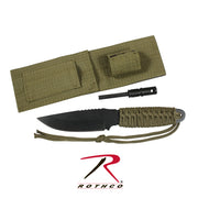 ROTHCo Paracord Knife With Fire Starter - Rothco