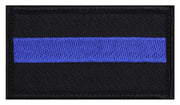 SecPro Thin Blue Line Patch - Hook Back - Security Pro USA