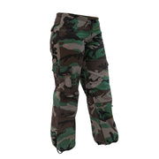 ROTHCo Womens Unwashed Camo Paratrooper Fatigue Pants - Security Pro USA