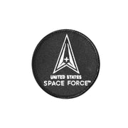 SecPro US Space Force Patch Round With Hook Back - Security Pro USA
