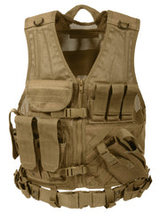 ROTHCo Cross Draw MOLLE Tactical Vest - Rothco