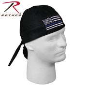SecPro Thin Blue Line Flag Headwrap - Security Pro USA