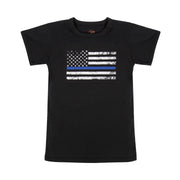 ROTHCo Kids Thin Blue Line US Flag T-Shirt - Rothco