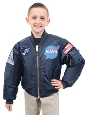 ROTHCo Kids NASA MA-1 Flight Jacket - Security Pro USA